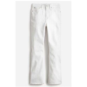 J.Crew Womens $128 Tall 10" Demi Boot Crop Jean White Size T29 BF541